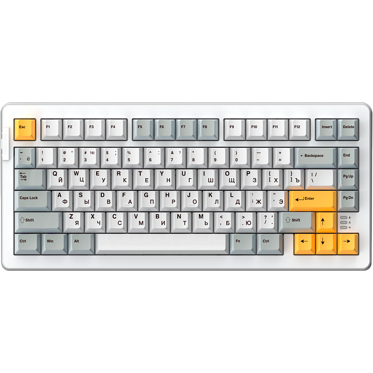 Клавиатура Dareu A81 White/Yellow - A81 White-Yellow