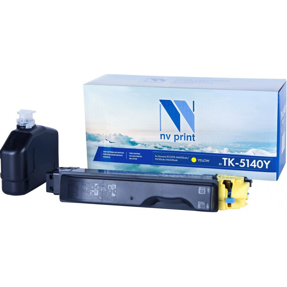 Картридж NV Print TK-5140 Yellow