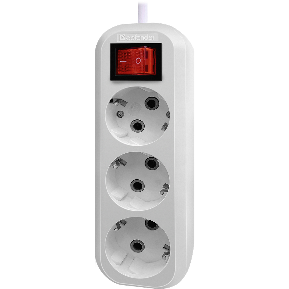 Сетевой удлинитель Defender L330, 10м - 99357 - фото 2