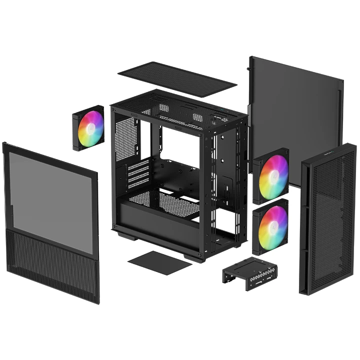 Корпус DeepCool CH360 Black - фото 12