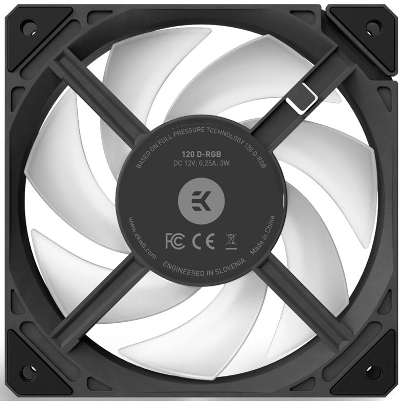 Вентилятор для радиатора СЖО EKWB EK-Loop Fan FPT 120 D-RGB Black - 3831109897546 - фото 3