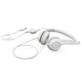 Гарнитура Logitech Stereo Headset H390 White (981-001286/1288) (981-001286/981-001288)