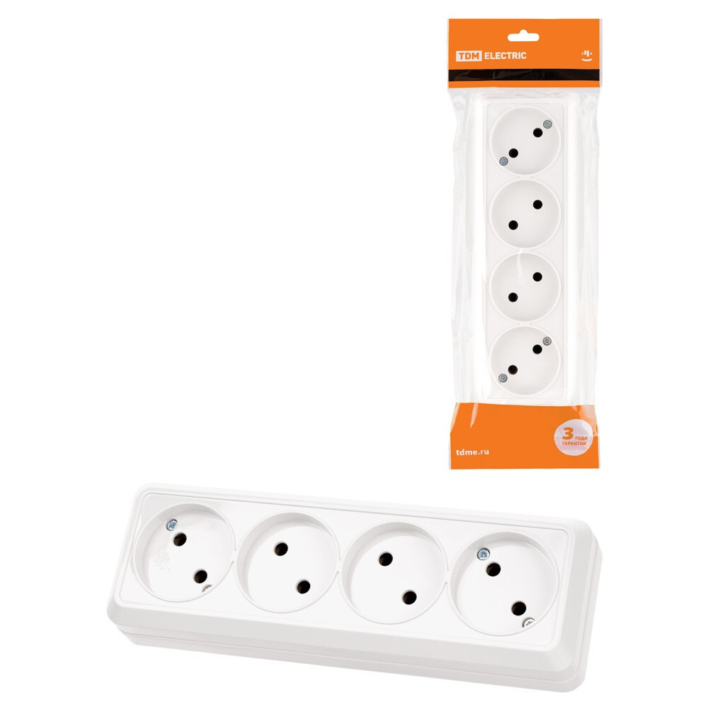 Электрическая розетка TDM ELECTRIC SQ1801-0128