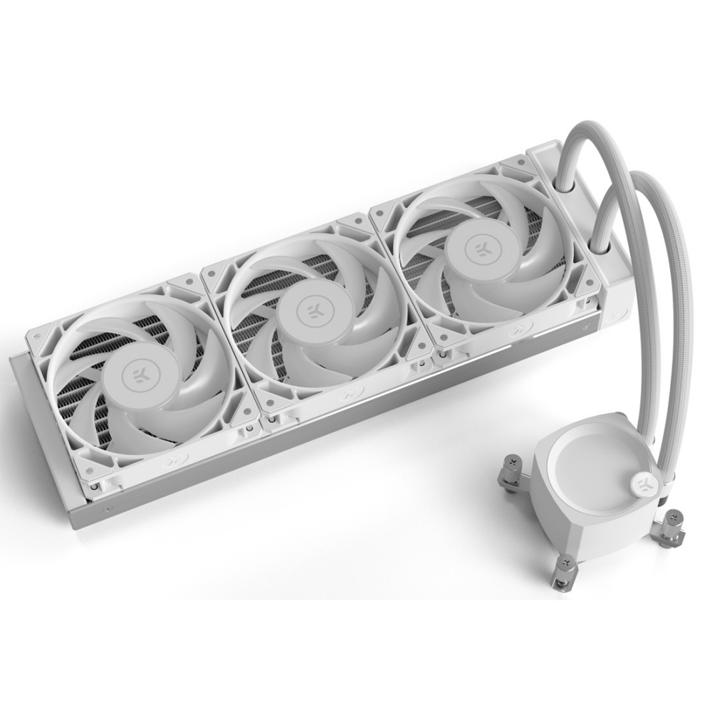 Система жидкостного охлаждения EKWB EK-Nucleus AIO CR360 Lux D-RGB - White - 3831109897850 - фото 2