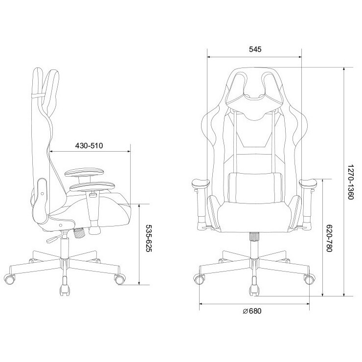 Игровое кресло Бюрократ Viking Knight LT21 Fabric Песочный - VIKING KNIGHT LT21 - фото 5