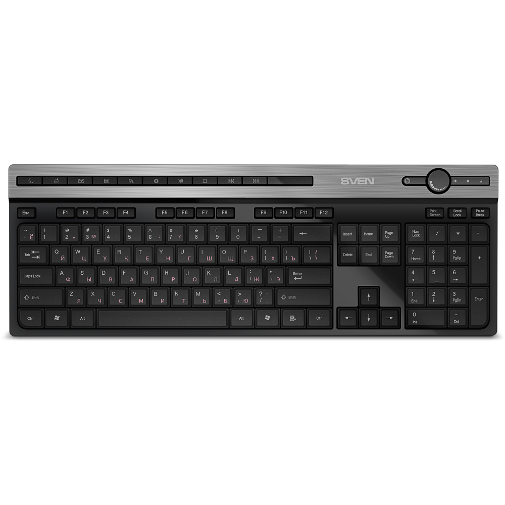Клавиатура Sven KB-E5500W Black