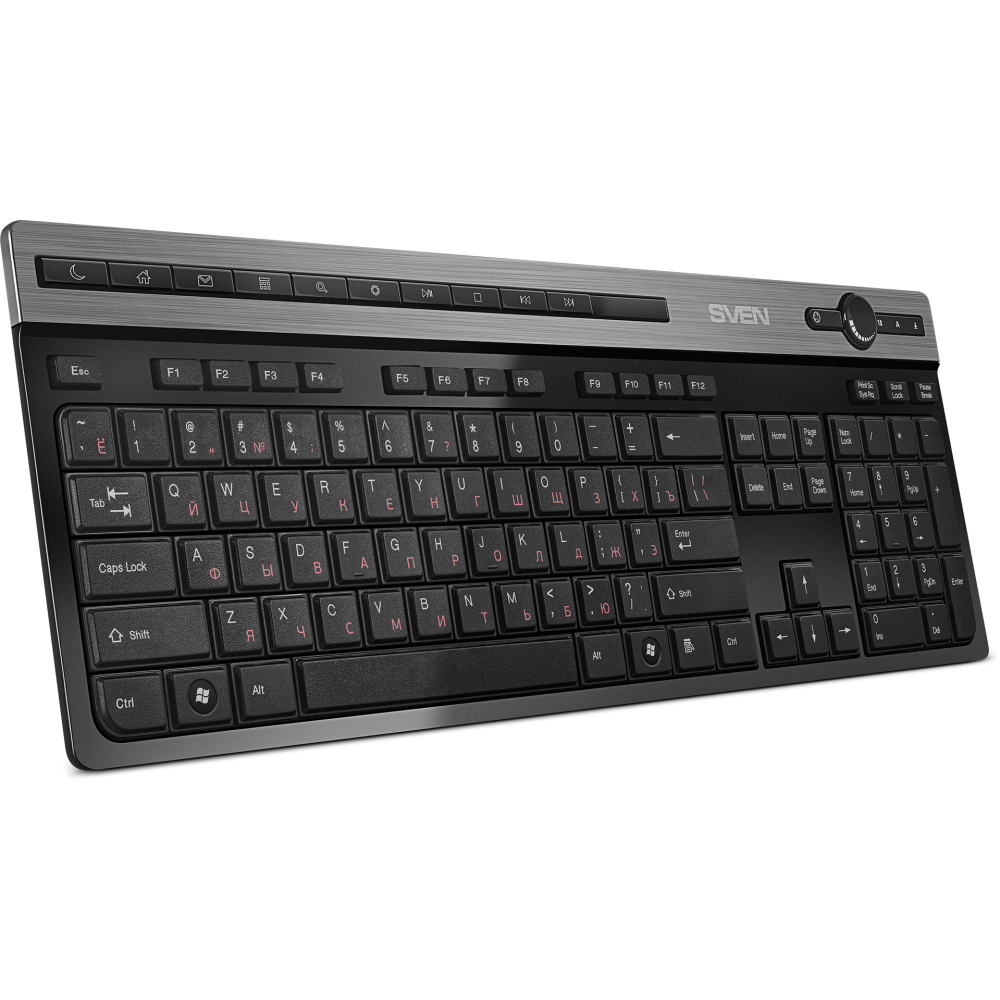 Клавиатура Sven KB-E5500W Black - SV-021931 - фото 2