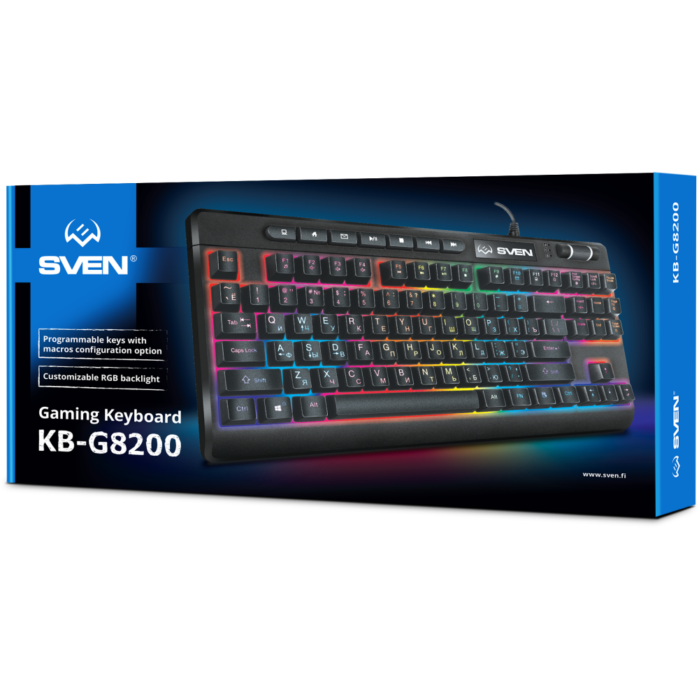 Клавиатура Sven KB-G8200 Black - SV-021900 - фото 8
