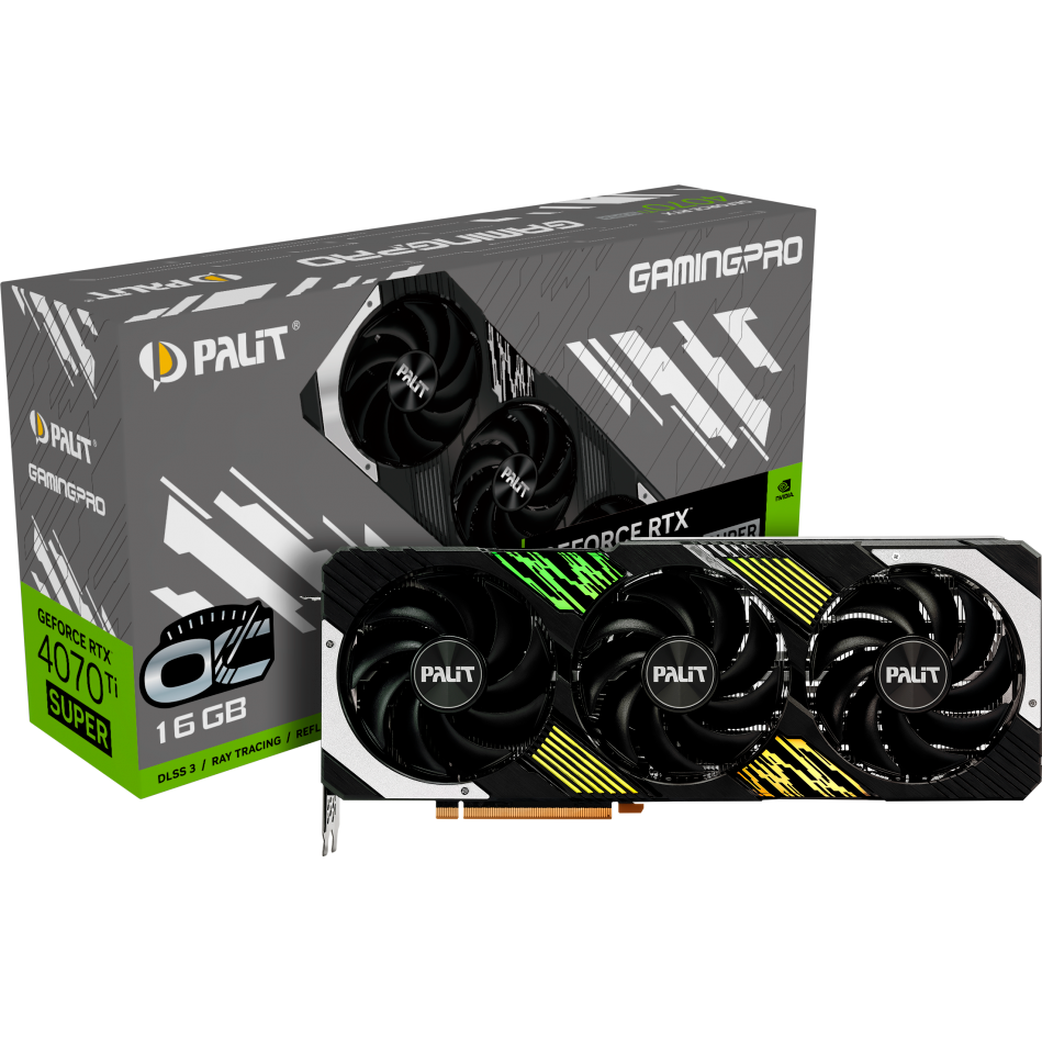 Видеокарта NVIDIA GeForce RTX 4070 Ti Super Palit GamingPro OC 16Gb (NED47TSH19T2-1043A) - фото 9