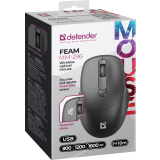 Мышь Defender Feam MM-296 Black (52296)