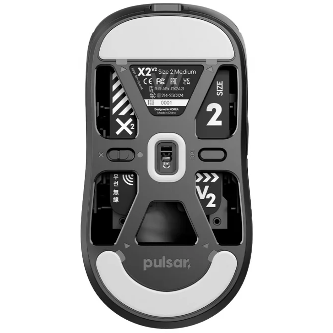 Мышь Pulsar X2 V2 Wireless Size 2 Black - PX2221 - фото 2