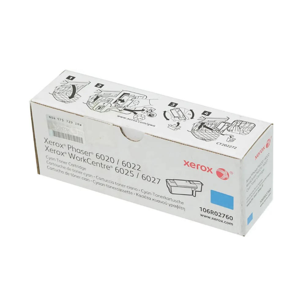 Картридж Xerox 106R02760 Cyan