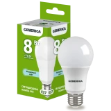 Светодиодная лампочка GENERICA LL-A60-08-230-65-E27-G (8 Вт, E27)