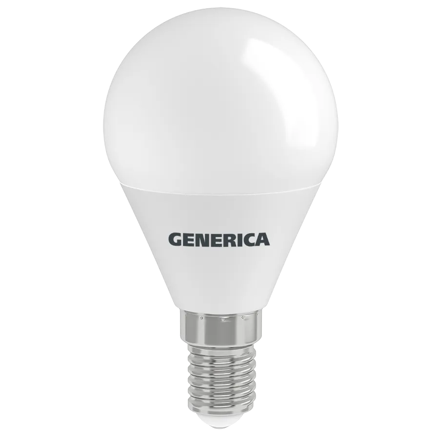 Светодиодная лампочка GENERICA LL-G45-08-230-40-E14-G (8 Вт, E14)