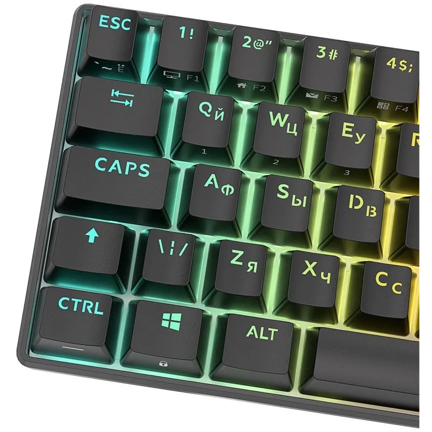 Клавиатура Royal Kludge RK61 Black (Red Switch) - 6935280805585 - фото 6