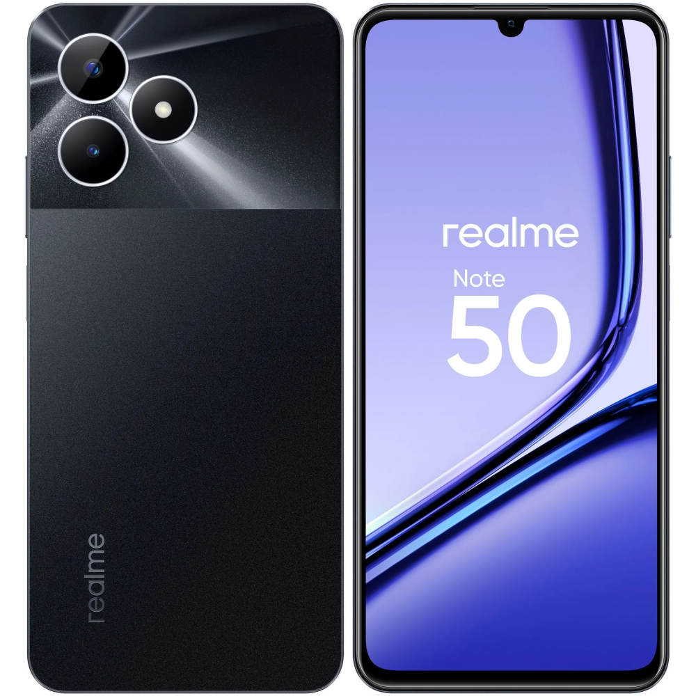 Смартфон Realme Note 50 4/128Gb Black - 631011001917(1652)