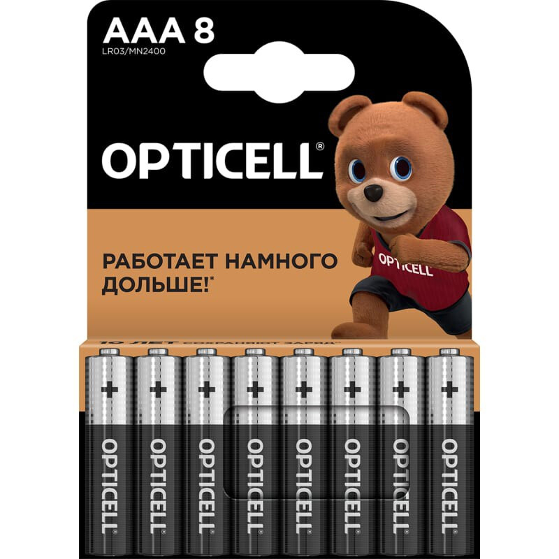 Батарейка Opticell Basic (AAA, 8 шт.)