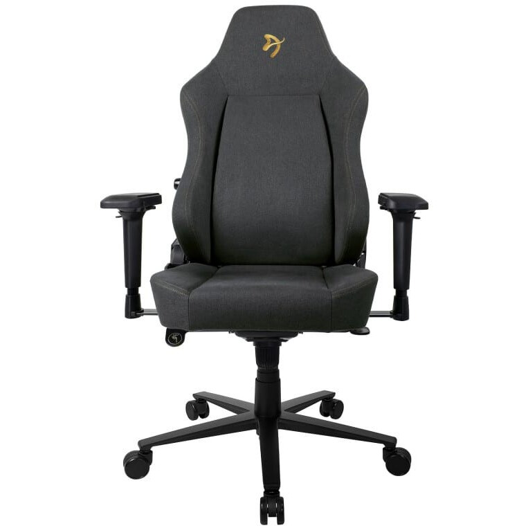 Игровое кресло Arozzi Primo Woven Fabric Black/Gold - PRIMO-WF-BKGD - фото 2