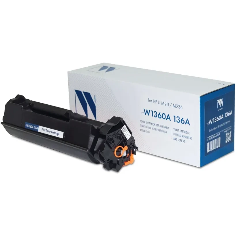 Картридж NV Print W1360A 136A Black - NV-W1360A
