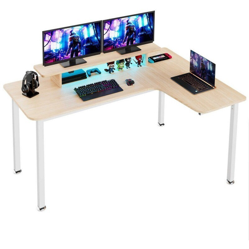 Компьютерный стол Eureka ERK-L60R-MW - фото 3