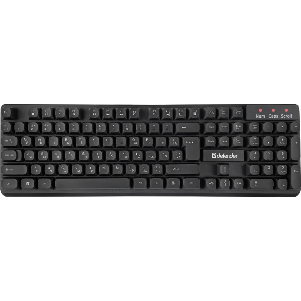 Клавиатура + мышь Defender Milan C-992 Black - 45992 - фото 2