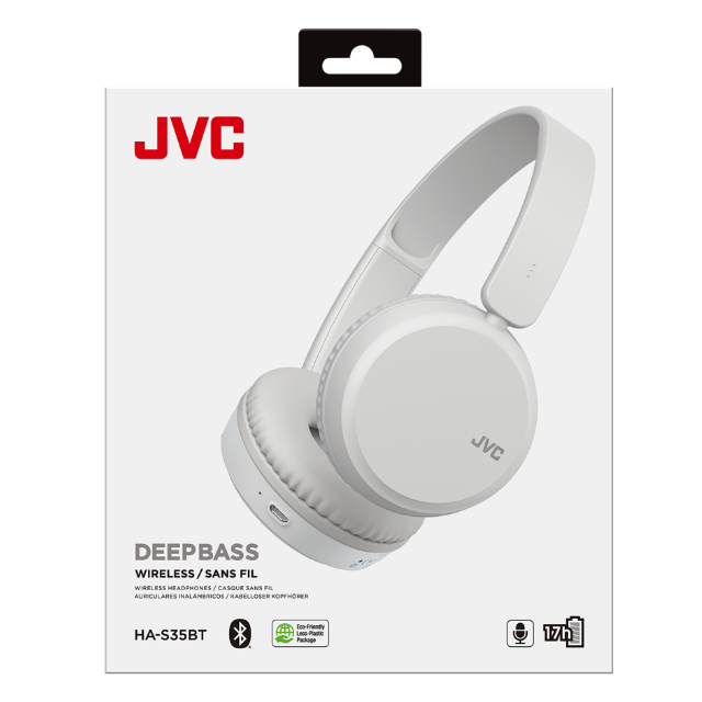 Гарнитура JVC HA-S35BT White - HA-S35BT-W-UX - фото 5