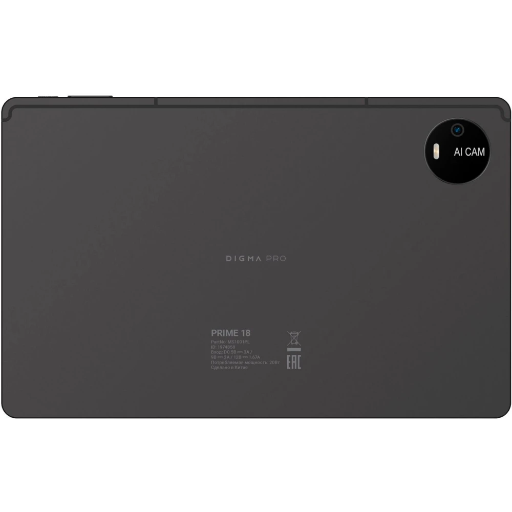 Планшет Digma Pro PRIME 18 6/128Gb 4G Graphite - фото 2