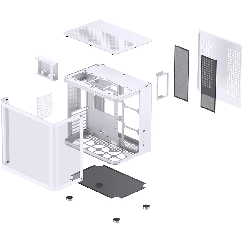 Корпус Jonsbo TK-2 White - фото 9