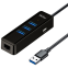 USB-концентратор Netac WF12 Black - NT08WF12-30BK