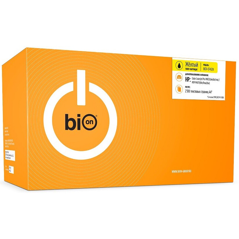 Картридж Bion CF412A Yellow