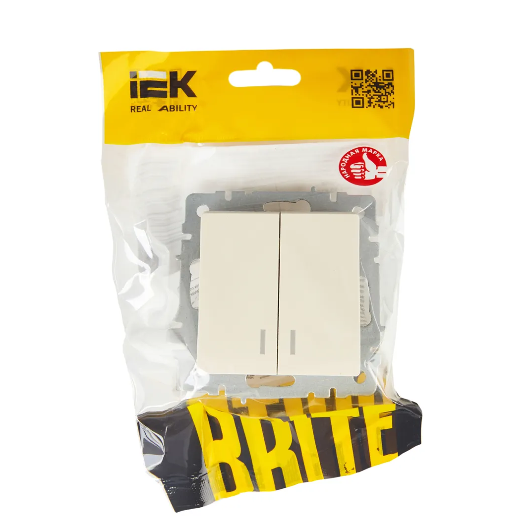 Выключатель IEK BRITE BR-V20-1-10-K10 - фото 5