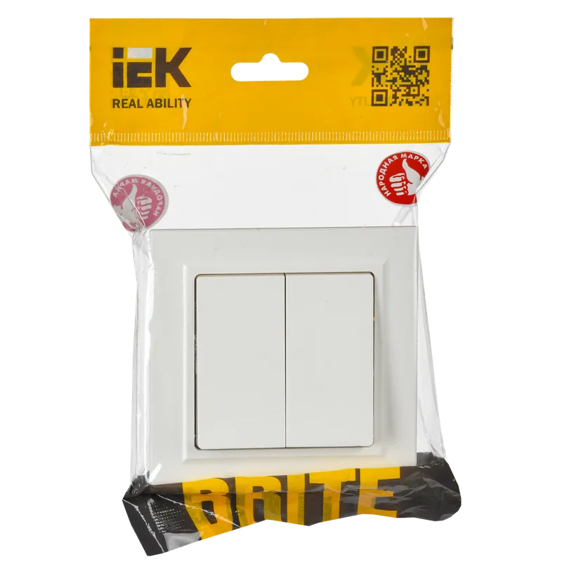 Выключатель IEK BRITE BR-V22-0-10-K01 - фото 4