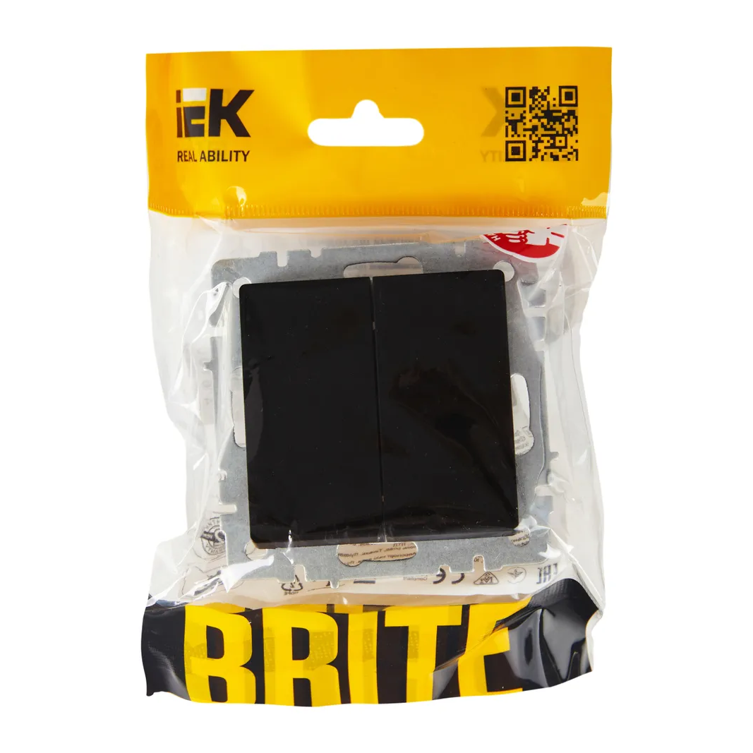 Выключатель IEK BRITE BR-V22-0-10-K02 - фото 4