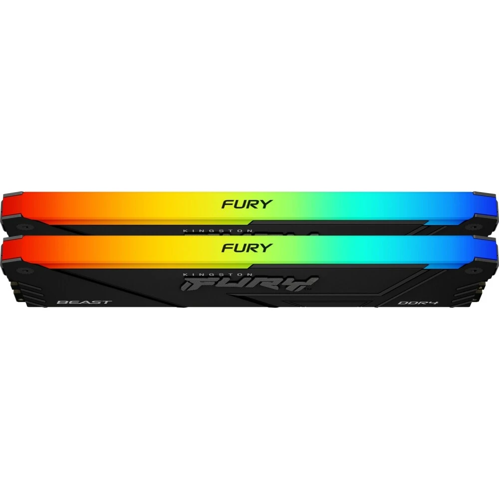 Оперативная память 32Gb DDR4 3600MHz Kingston Fury Beast RGB (KF436C18BB2AK2/32) (2x16Gb KIT) - фото 3