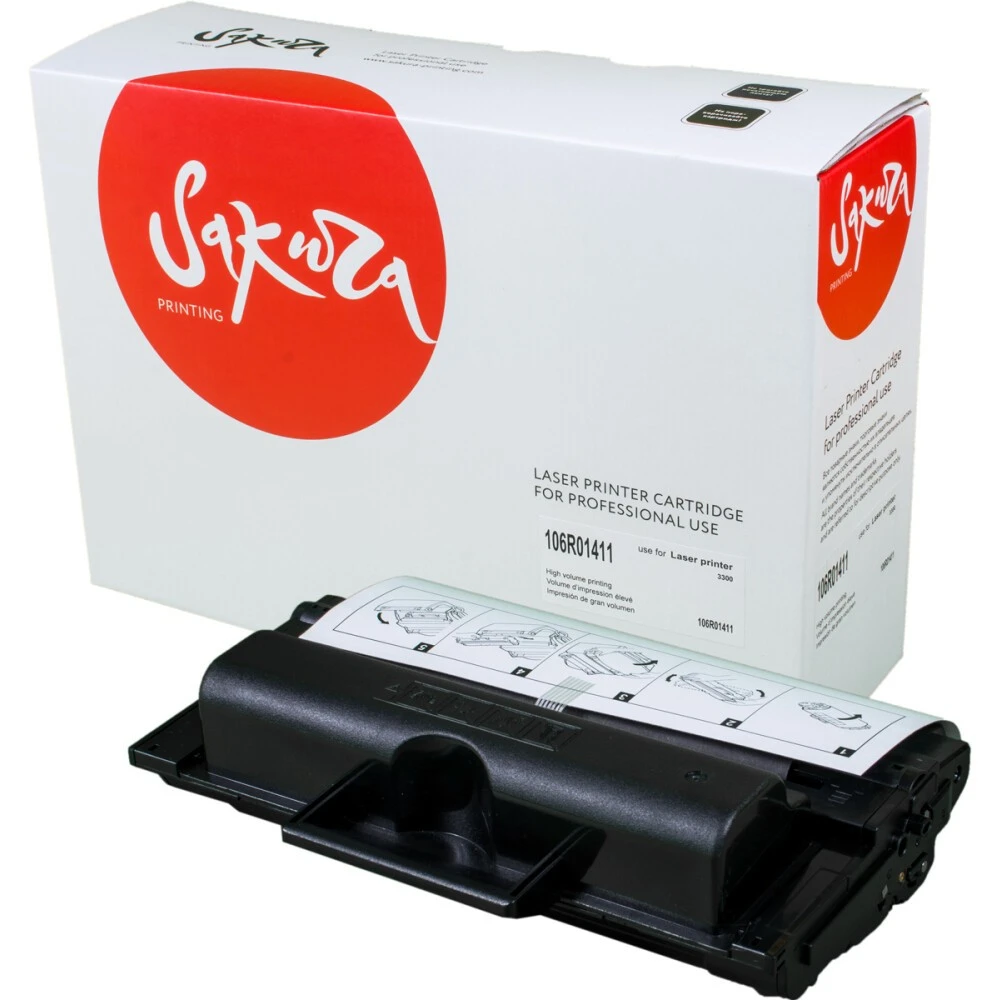Картридж Sakura SA106R01411 Black