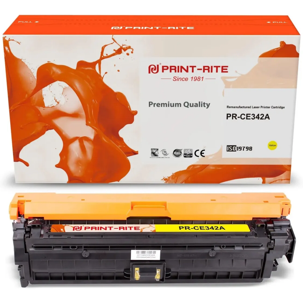Картридж Print-Rite PR-CE342A Yellow