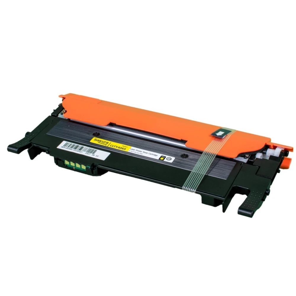 Картридж Sakura SACLTY406S Yellow - фото 2