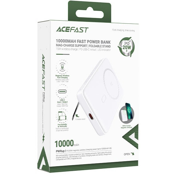 Внешний аккумулятор ACEFAST M6 White - AF-M6-WH - фото 3