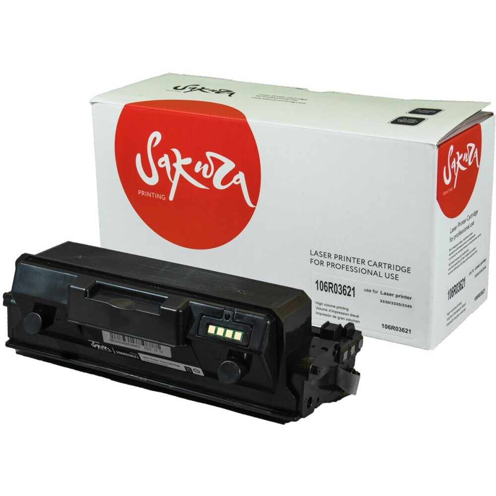 Картридж Sakura SA106R03621 Black