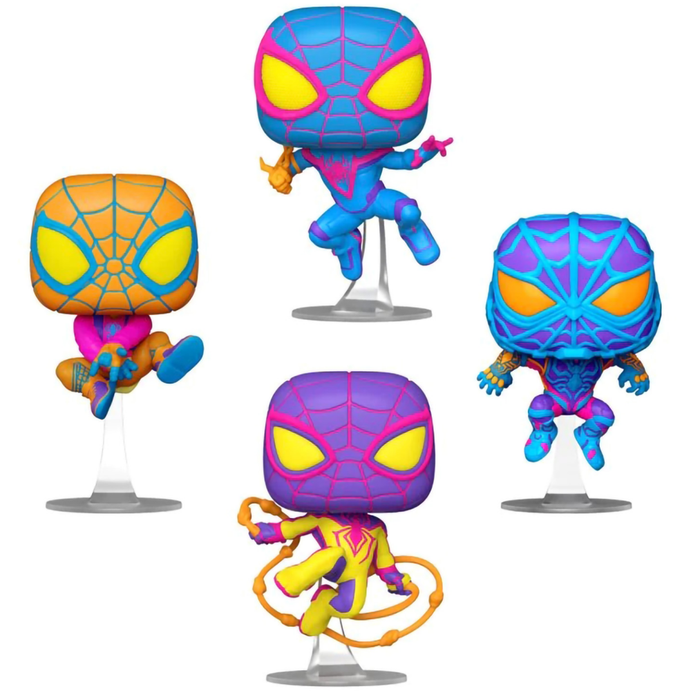 Фигурка Funko POP! Bobble Marvel Games Miles Morales 4PK