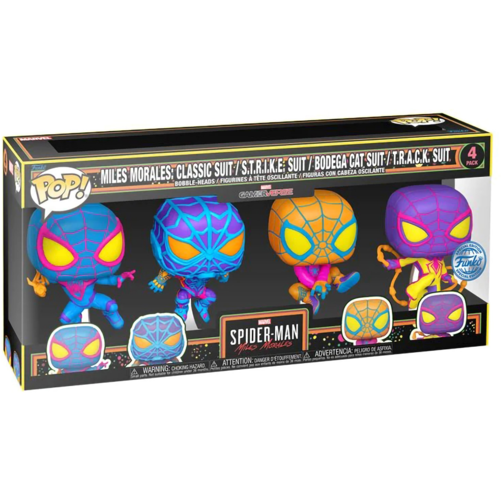 Фигурка Funko POP! Bobble Marvel Games Miles Morales 4PK - 69140 - фото 2