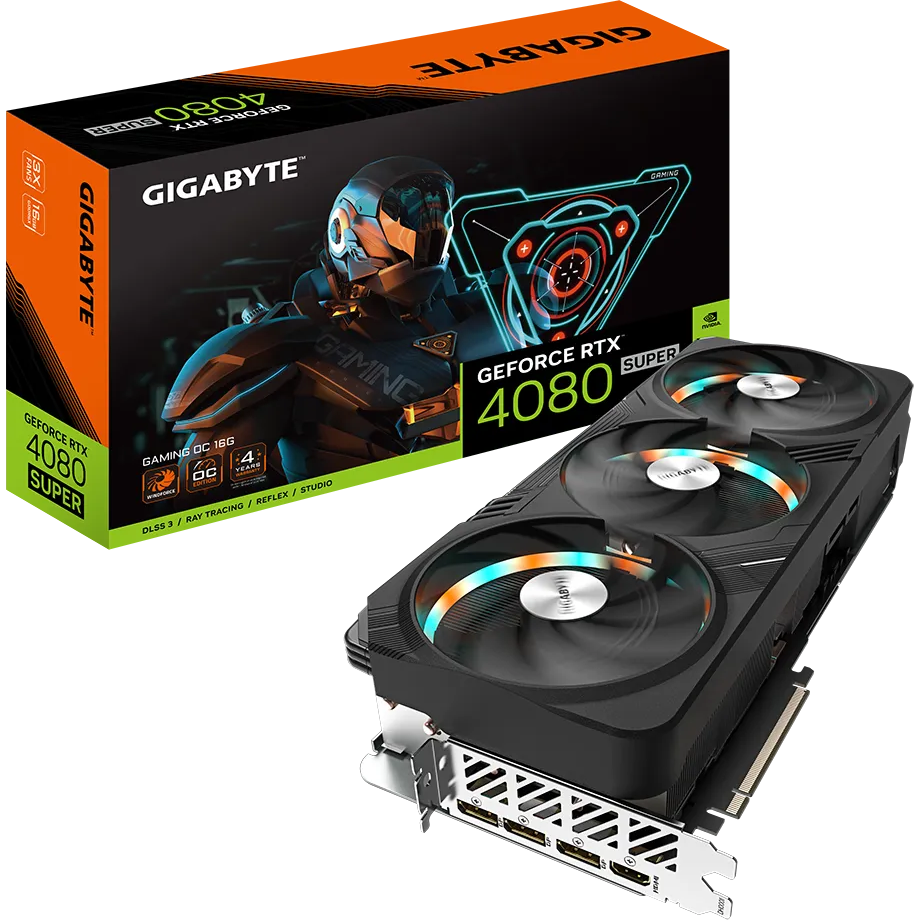 Видеокарта NVIDIA GeForce RTX 4080 Super Gigabyte 16Gb (GV-N408SGAMING OC-16GD) - фото 8