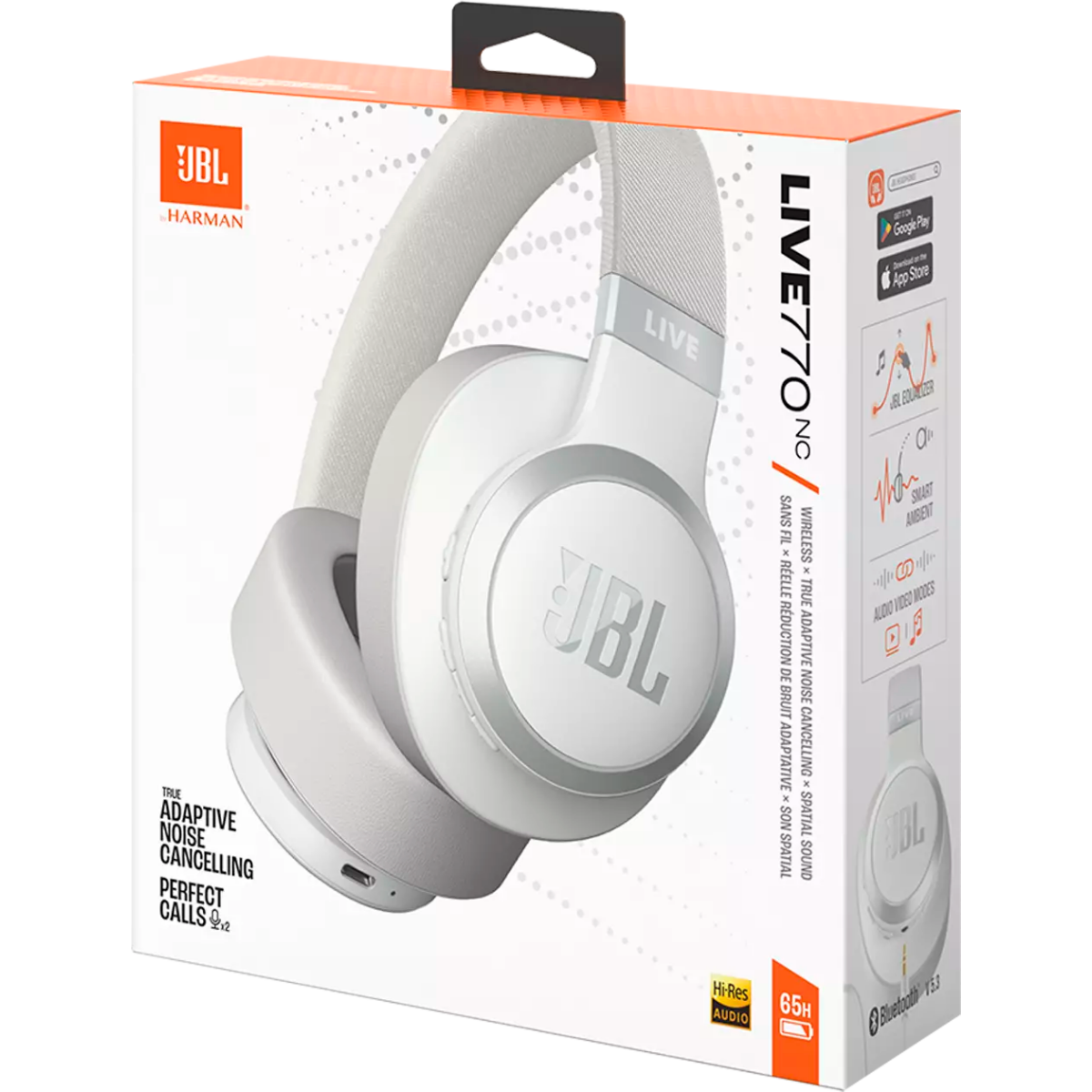 Гарнитура JBL Live 770NC White - JBLLIVE770NCWHT - фото 10
