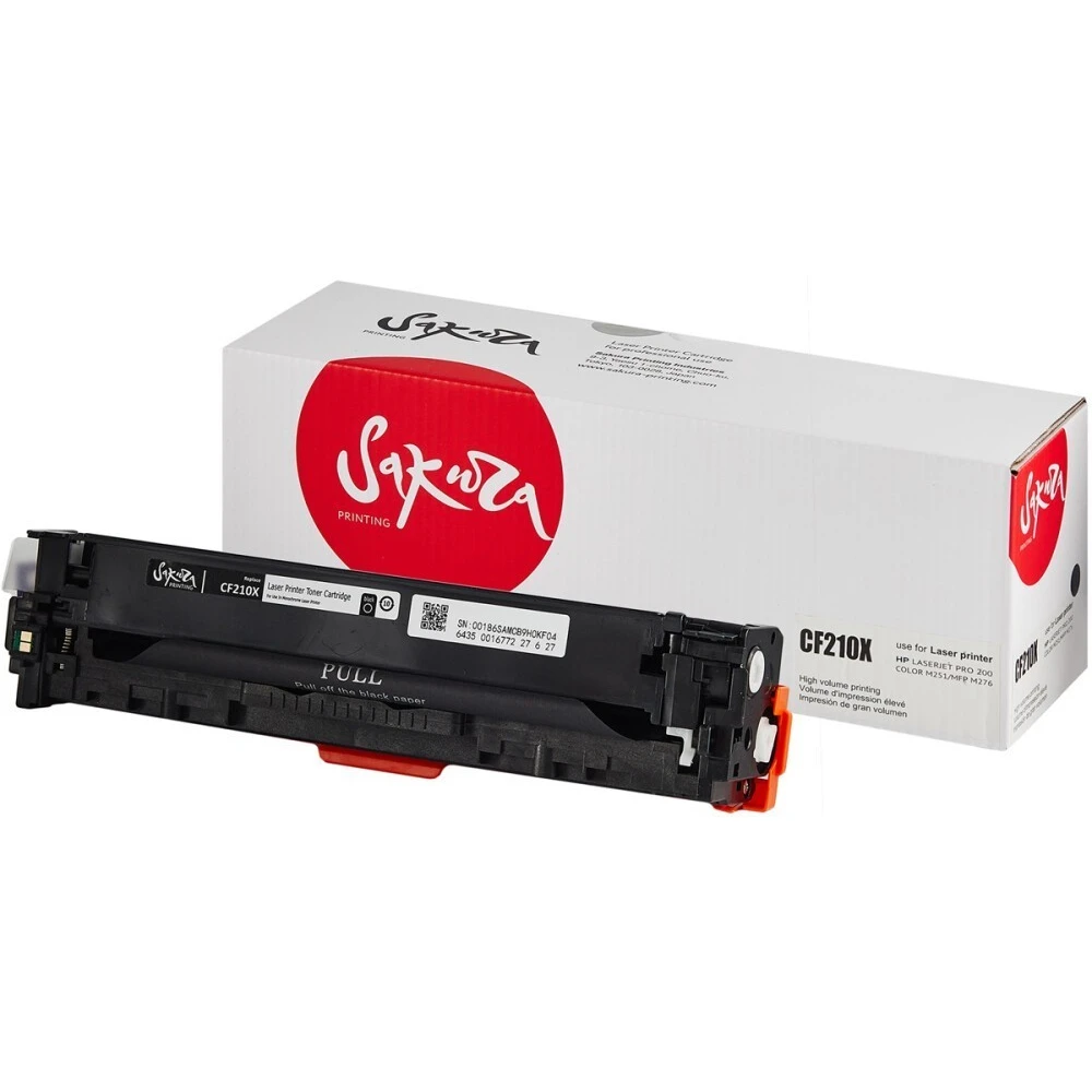 Картридж Sakura SACF210X Black