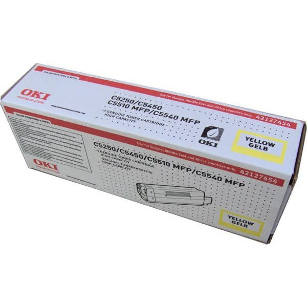 Картридж OKI 42127492/42127454 Yellow