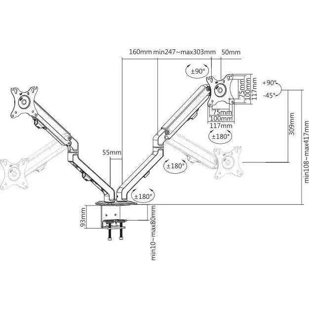 Кронштейн Ultramounts UM729 Black - фото 8