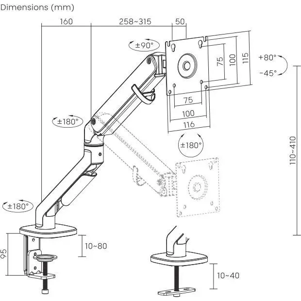 Кронштейн Ultramounts UM734WD - фото 8