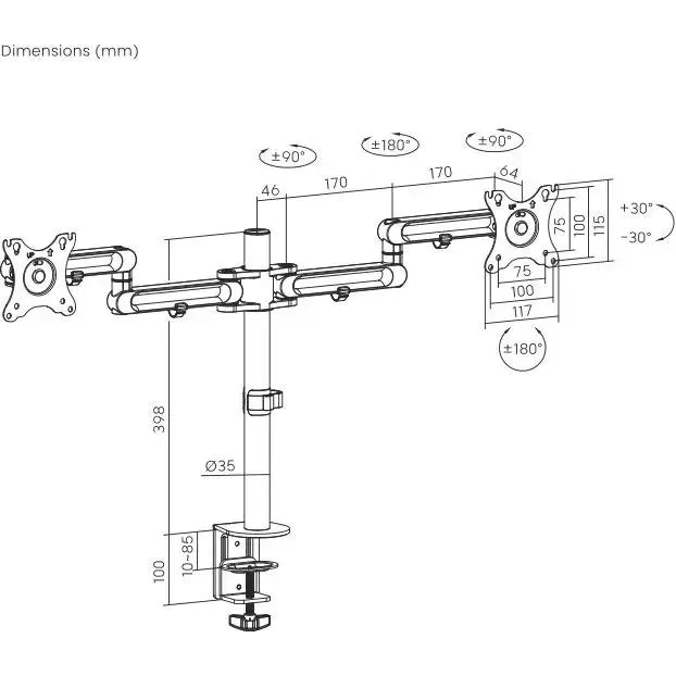 Кронштейн Ultramounts UM737 Black - фото 5
