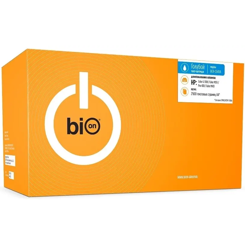 Картридж Bion CE411A Cyan - BCR-CE411A