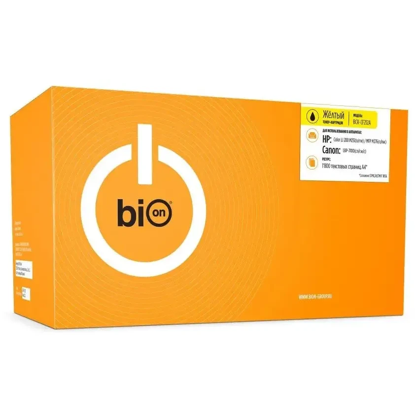 Картридж Bion CF212A Yellow - BCR-CF212A